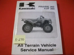 KAWASAKI ATV PRAIRIE 360 KVF 360-B1 FACTORY SERVICE MANUAL #99924-1302-01 2003 - Picture 1 of 4
