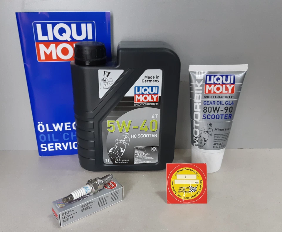 Oelwechselset Aprilia SXR 50 Motorenöl Ölfilter Liqui Moly - Bild 1 von 1