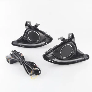 LED Daytime Running Light Turn Indicator Fog Lamp Bumper For Mazda 2 2015-2017 - Picture 1 of 12