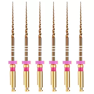 JMU Endodontico Dentale PT-Oro Super Endo file NITI rotanti 21/25/31 mm 6 pz - Foto 1 di 38