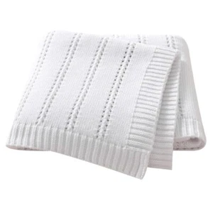 Baby Blanket Cozy Soft Knit Neutral Swaddling Blankets for Boys Girls Newborn... - Picture 1 of 9