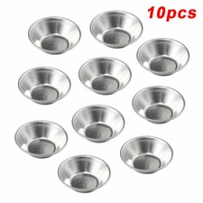 Stampo per Biscotti Egg Tart Strumento Pan argento riutilizzabile antiaderente budino cupcake