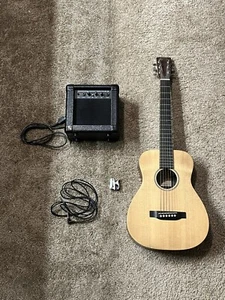 Martin Lx1e Acoustic Electric Guitar - Natural W/amp And Tuner - Picture 1 of 7