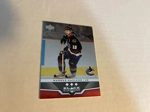 2004-05 BLACK DIAMOND MARCUS NASLUND SP RED PARALLEL 005/100 CANUCKS CARD #145 - Picture 1 of 2