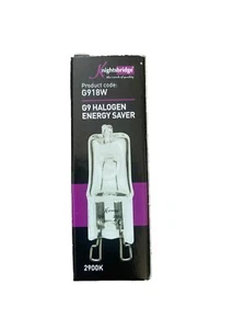 Nightsbridge G9 Halogen Energy Saving 18w 230v 2900k Pack Of 10 - Picture 1 of 2