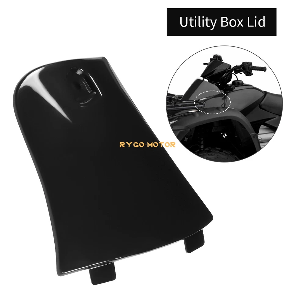 New Black Plasctic Utility Box Lid for Honda TRX680 TRX650 Rincon 680 Rincon 650 — 第 1/4 张图片
