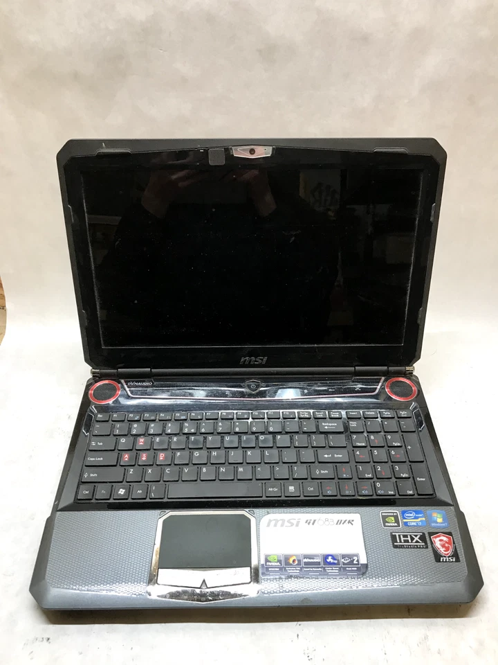 MSI GT683DX(GT683DXR) Intel Core i7-2630QM 2.0GHz 4GB RAM GTX570M POWER DEAD -DW - Image 1 of 4