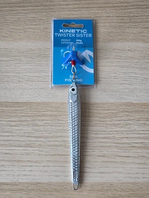 Kinetic Pilker Twister Sister Norwegen Pilker Silber 100g Bleifrei (9 v 11) - Bild 1 von 2