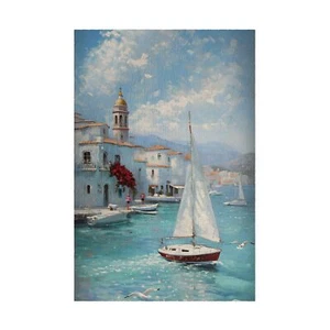rompecabezas inspirado en Grecia, rompecabezas, rompecabezas de barco, rompecabezas, jisgaw, obras de arte - Imagen 1 de 4