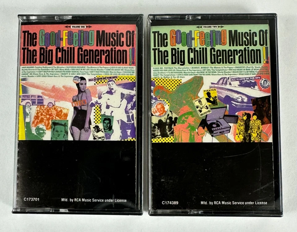 The Good Feeling Music of the Big Chill Generation Vol 1 & 2 Cassette Tapes - Image 1 of 4