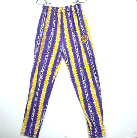 Vintage Los Angeles Lakers Bob Lanier Starter Jogger Pants Size Medium Nba 90s Cover