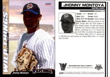 Jhonny Montoya 2011 Choice Washington Wild Things #14 Card *AutographDen*
