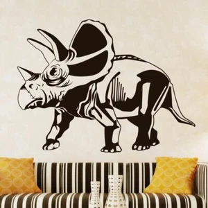 Pegatina de arte de pared de dinosaurio Torosaurus (AS10342) - Imagen 1 de 2