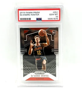DE'ANDRE HUNTER PSA 10 2019-20 Panini Prizm RC Prizm #251 Hawks - Foto 1 di 4