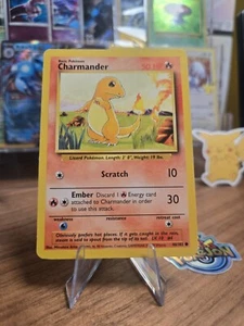 Pokémon Base Set 1999 ENGLISH - Charmander 46 - Picture 1 of 4