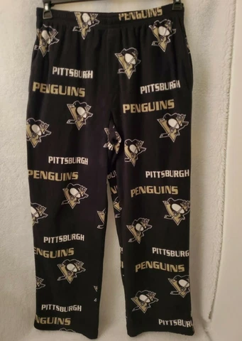 Concepts Sport Mens Pittsburgh Penguins Fleece Lounge Sleep PJ Pants Size L Cover