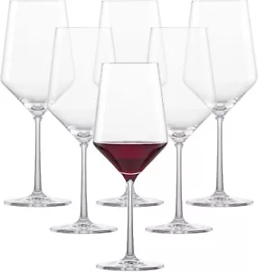ZWIESEL GLAS Bicchiere da Vino Rosso Cabernet Puro (Set di 6), Graziosi Bicchieri da Vino... - Foto 1 di 3