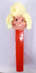 PEZ VINTAGE Rubio Claro PELO NIÑA CON CINTAS NO PINTADAS COLETAS 2.6 AUSTRIA - Imagen 1 de 8