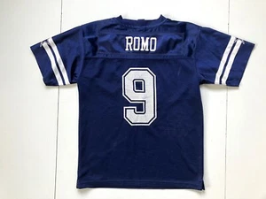 DALLAS COWBOYS Football Fan #9 TONY ROMO NFL JERSEY Team Shirt Kid YOUTH L 12/14 - Picture 1 of 6
