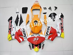 Fit for 2003 04 CBR600RR Race Mold Marquez REPSOL Red ABS Injection Fairing Kit - Picture 1 of 9