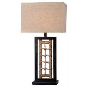 Kenroy Home 32453ORBR Sailor 1 Light Oil Rubbed Bronze Table Lamp Brand New! - Picture 1 of 2