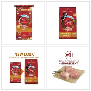 RENOVADO Purina ONE SmartBlend - Alimento seco natural para perros adultos NEW - Picture 1 of 9