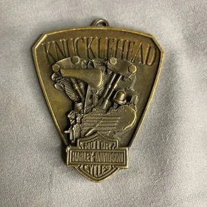 HARLEY-DAVIDSON 1966 KNUCKLEHEAD MOTORCYCLE ORNAMENT - 2000 - Picture 1 of 2
