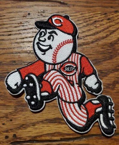 Cincinnati Reds Mr. Redlegs Baseball Mascot Iron /Sew On Embroidered Patch MLB Cover