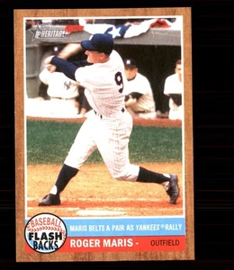 2011 Topps Heritage Flashbacks - Roger Maris #BF-3 New York Yankees - Picture 1 of 2