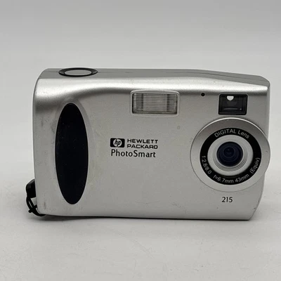 HP Photosmart 215 Digital Camera With 4mb HP Compact Flash Card Tested & Works - Image 1 of 4