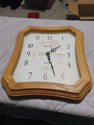 Bulova Reloj Pared Piezas Reparación Batería Nueva No Funciona  Foto 1 de 4