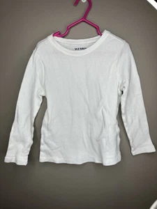 Camisa Térmica Antigua Azul Marino Niña Niño Blanca Talla 5T - Imagen 1 de 3