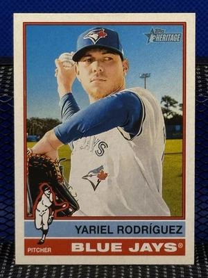 2025 Topps Heritage YARIEL RODRIGUEZ Toronto Blue Jays Base 357 - Image 1 of 2