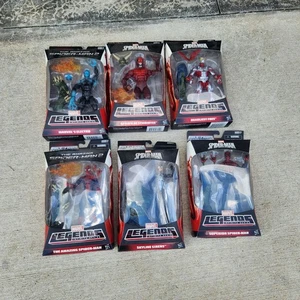 Green Goblin 2014 Wave SET BAF MARVEL LEGENDS COMPLETO Spider-Man Sellado H50 - Imagen 1 de 6