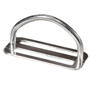 SF-1 TopDeal: DirZone Edelstahl Billy Ring f. Harness 50 mm glatt flach rostfrei - Picture 1 of 1