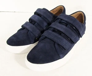 Gentle Souls Womens Dree Suede Low Top Sneaker Shoes, Navy, US 5.5 - Picture 1 of 5