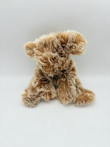 Manhattan Toy Brown Puppy Dog Plush Long Hair Two Tone Tipped 15" - Picture 1 of 6
