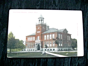 Vintage 1914 Postkarte Bangor Mi High School Gebäude Original Michigan. - Bild 1 von 2