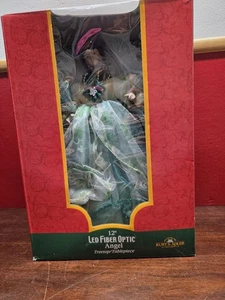 12" LED Fiber Optic Angel by Kurt S. Adler treetopper Or Self Standing - Picture 1 of 4