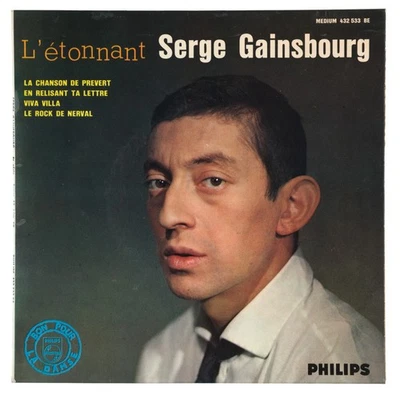 SERGE GAINSBOURG - L'étonnant Serge Gainsbourg - 1961 France EP 45 tours - Photo 1/4