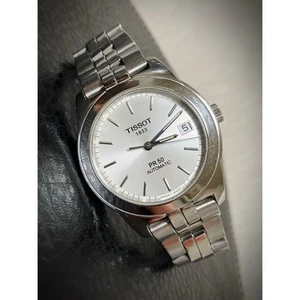 Tissot Pr50 Automatic Men'S Watch Silver Arm circumference: 18.5cm w/Box - Picture 1 of 5