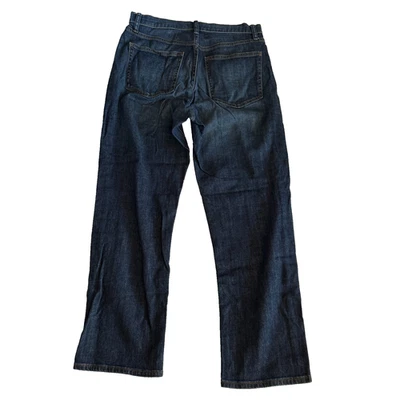 UNIQLO JEANS HIGH RISE MUJER 27 30x26.5" BOYFRIEND RECTO AZUL ALGODÓN ELÁSTICO Foto 1 de 4