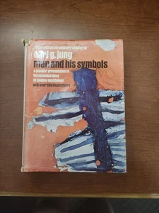 Man and His Symbols, Carl G. Jung, First US Printing 1964 Hardcover, Illustrated - Foto 1 di 12