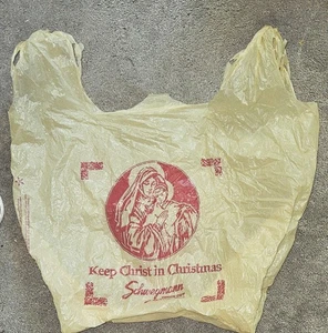 Schwegmann Lebensmittelgeschäft Keep Christ In Christmas Bag - Bild 1 von 1