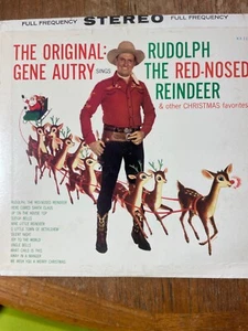 Gene Autry Sings Rudolph The Red Nose Reindeer Grand Prix KX11 Vinyl LP 1962 - Picture 1 of 6