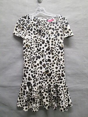 Betsey Johnson Dress Womens 4 Beige Animal Chetah Print Flowy Casual Ladies - Image 1 of 4