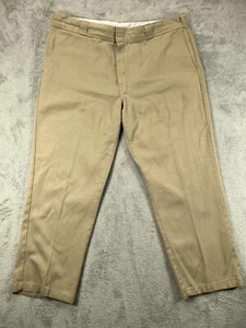 DICKIES 874 Pants Mens 42x30 Khaki Work Pants Original Fit Flex Move Chino Flat - Picture 1 of 14