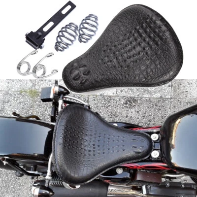 Muelle de asiento Bobber Solo para motocicleta Honda Shadow Spirit Harley Davidson Foto 1 de 4