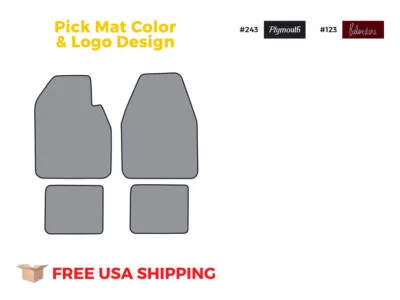 FITS 1966-1970 Plymouth Belvedere Auto Floor Mat 4pc Loop - Image 1 of 4