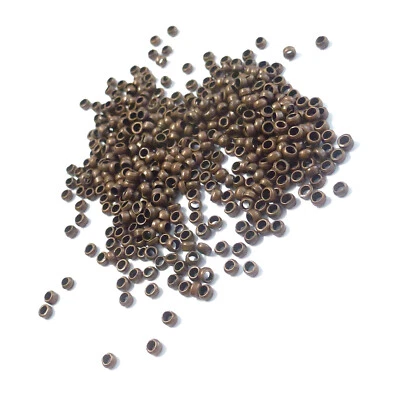 Quetschperlen 1,5 mm Farbe Kupfer 500 Perlen Spacer nenad-design AN100 - Bild 1 von 4